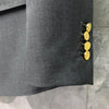 TB THOM Suit Autunm Winter Women's Jackets Brand Blazers Coats Classic White 4-Bar Stripes Formal Business Gray TB Suit