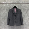 TB Tnom Suit Autumn Women's Long Jacket Brand Sport Coat Classic Wide Lapel Solid Formal Business Blazers TB Suit