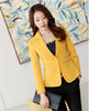 High Quality Office Women-Short-Blazers One Button Blazer Feminino Mujer Spring Autumn Red Women-Blazers-And-JacketsAL763