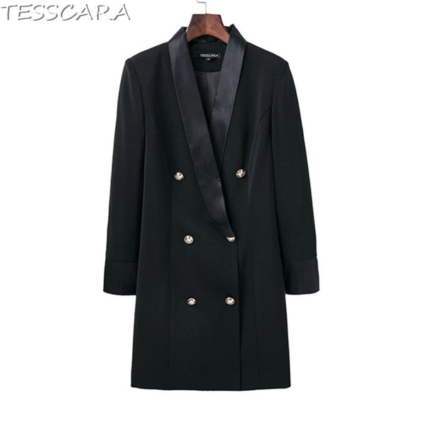 Women Autumn Fashion Ladies Blazer Female Office Jacket Coat Black Suits &blazer Long Basic Jackets Outerwear & Coats
