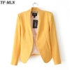 TFMLN 2022 Autumn Women Blazer Jacket Women None Button Cardigan Coat Long Sleeve Blazer Ladies Business Suits Casual Outerwear