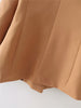 TMODA1974 Women 2023 Double-Breasted Camel Blazer Coat Vintage Long Sleeve Pockets Female Outerwear Chic Veste Femme Top