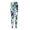 Patterned Leggings Soft Microfiber with Colorful Printed Leggings Women Summer Nine Legging