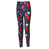 Patterned Leggings Soft Microfiber with Colorful Printed Leggings Women Summer Nine Legging