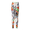 Patterned Leggings Soft Microfiber with Colorful Printed Leggings Women Summer Nine Legging
