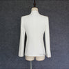 Star Style 2023 Stylish Designer Blazer Women's Single Button Shawl Collar Blazer Jacket