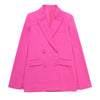 TRAF 2023 Pink Cape Blazer Woman Cut Out Sleeve Blazer Set Women Double Breasted Jacket Lapel Collar Female Suit