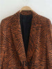 TRAF  Animal Print Blazer With Pockets Women 2023 Casual Blazer Woman Office Female Suit Long Sleeve Jacket
