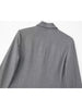 TRAF Grey Straight Blazer Women Office Button Jackets for Women Coat Long Sleeve Female Blazer Fall Winter Shoulder Pads Blazers