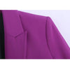 TRAF Pink Masculine Blazer Women 2023 Office Blazer Woman Long Sleeve Button Jacket Women Vintage Streetwear Women's Coat