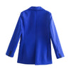 TRAF  Traf 2023 Spring Women Suits With Skirt Sets Klein Blue Blazer Woman 2 Pieces Set Mini Skirts Female Oufits