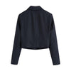TRAF Women 2023 Spring Elegant Blazers Mini Skirts Suit Female Single Breasted Blazer And Pleated Skirt Two Piece Set
