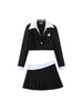 TRAF Women Front Button Welt Pockets Elegant Blazers Vintage Long Sleeve Office Casual Female Outerwear Suit