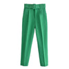 TRAF Women Green Blazer 2023 Concealed Buckle Casual Long Sleeve Elegant Female Blazer Chic Office Female Suit