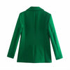 TRAF Women's Office Blazer Za 2022 Spring Elegant Blazers Long Sleeve Casual Loose Women Clothing Chic Pocket Jacket Lady Blazer
