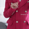TRAF ZA&ree 2023 Woman Blazer Autumn Textured Double-Breasted Blazer Jacket Casual Long Sleeve Outerwear Suit Coat