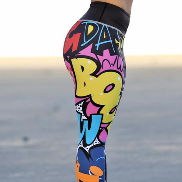 New Leggings Fitness Push Up Workout Casual Fashion Funny Pattern 3D Printing Leggings For Women
