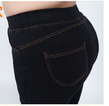 High Waist Femme Jeans Plus Size 7XL 6XL 5XL 4XL pencil pants 2022 spring casual Jeans Women trousers Denim Pants YH01