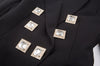 TWOTWINSTYLE Black Patchwork Diamond Blazer For Women Notched Long Sleeve Tunic Casual Blazers Female Clothing 2022