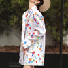 TWOTWINSTYLE Casual Loose Print Blazer For Women Notched Long Sleeve Korean Straight Blazers Female 2022 Spring Clothing