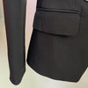 TWOTWINSTYLE Elegant Black Patchwork Diamond Female Blazer Notched Long Sleeve Straight Women's Coat 2022 Autumn Clothes