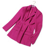 TWOTWINSTYLE Elegant OL Style Blazer For Women Lapel Collar Long Sleeve Tunic Loose Ruched Suit Female Clothing 2023 New