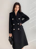 TWOTWINSTYLE Elegant White Blazer For Women Notched Collar Long Sleeve Double Breasted Spring Blazers Female 2023 Style