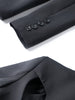 TWOTWINSTYLE High Street Black Blazer For Women Notched Long Sleeve Single Button Cut Out Coats Female Spring Clothing