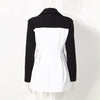 TWOTWINSTYLE Hit Color Casual Korean Blazer For Women Notched Long Sleeve Elegant Straight Blazers Female Spring Clothes