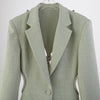 TWOTWINSTYLE Hollow Out Solid Blazer For Women Notched Long Sleeve Casual Korean Blazers Female 2023 Spring Clothes