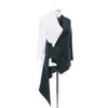 TWOTWINSTYLE Irregular Hit Color Women's Blazer Lapel Collar Three Quarter Sleeve Tunic Female Suit 2022 Clothing Tide