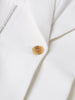 TWOTWINSTYLE White Slim Blazer For Women Notched Collar Long Sleeve Solid Minimalist Casual Blazers Female Clothing 2023