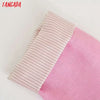 Tangada Women Solid Cotton Linen Blazer Coat Vintage Notched Collar Pocket 2022 Female Casual Chic Tops 3H115