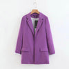 women clothes 2022 new arrival women formal blazer camdy color blazer work office business female coats autumn QB46