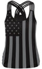Tank Top Women Sleeveless Skull 3d Printed Tees Satin Top Fitness Casual Workout Tops Sexy Breathable Summer Vest Black Cami