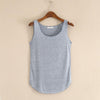 Tank Top sleeveless Round Neck Loose Singlets Vest Crop Top Summer Women Solid Tops Women's Clothing Camisole 18JUN13