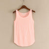 Tank Top sleeveless Round Neck Loose Singlets Vest Crop Top Summer Women Solid Tops Women's Clothing Camisole 18JUN13