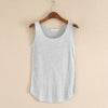 Tank Top sleeveless Round Neck Loose Singlets Vest Crop Top Summer Women Solid Tops Women's Clothing Camisole 18JUN13