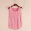 Tank Top sleeveless Round Neck Loose Singlets Vest Crop Top Summer Women Solid Tops Women's Clothing Camisole 18JUN13