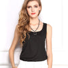 Tank Tops Female Sexy O-neck Vest Plus Size Casual Solid Club Tops Women T shirt Cotton Polyester Tank Top