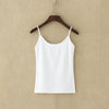 Tank top Women Summer Casual Camisoles Women's Tops T-shirt Spaghetti Strap Cropped Vest Female Camis Fashion Synthetic cotton