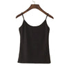 Tank top Women Summer Casual Camisoles Women's Tops T-shirt Spaghetti Strap Cropped Vest Female Camis Fashion Synthetic cotton