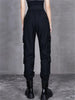 Techwear Cargo Pants Women Fsahion Oversize Trousers High Waist Streetwear Slim Fit All-match Black Female Tomboy Sweatpants