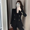 Temperament Small Suit Jacket Women 2023 Spring Autumn Suits All-Match Slim Fit Thin Black Fried Street Blazer Female Trend