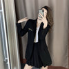 Temperament Small Suit Jacket Women 2023 Spring Autumn Suits All-Match Slim Fit Thin Black Fried Street Blazer Female Trend