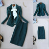 Temperament Women's Suits Casual Skirt Suit 2022 Casual Solid Color Ladies Small Suit Jacket Slim Skirt Two-piece
