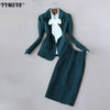 Temperament Women's Suits Casual Skirt Suit 2022 Casual Solid Color Ladies Small Suit Jacket Slim Skirt Two-piece