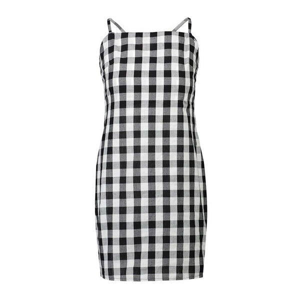 Ten Colors Sexy Women Mini Slim Dress Strappy Open Back Sleeveless Adjustable Strap Casual Beachwear Holiday Dress XXL