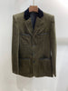 The 2023 corduroy spell leather blazer 1016