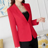 The new spring and autumn fashion Korean Slim white short coat female long-sleeved black shirt Blazers small suit jacket female